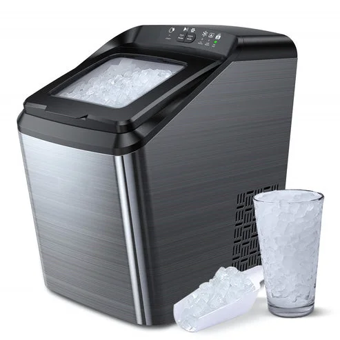 Aicook Nugget Ice Maker For Countertop, Sonic Ice Maker Machine thumbnail 2
