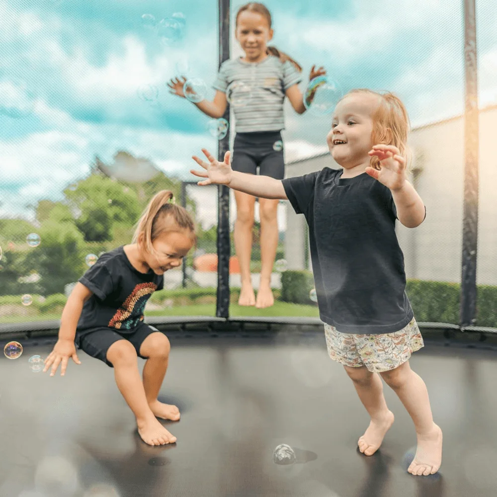 ALLSTAR 10 Trampoline Outdoor Backyard Play Equipment with Net & Ladder thumbnail 5