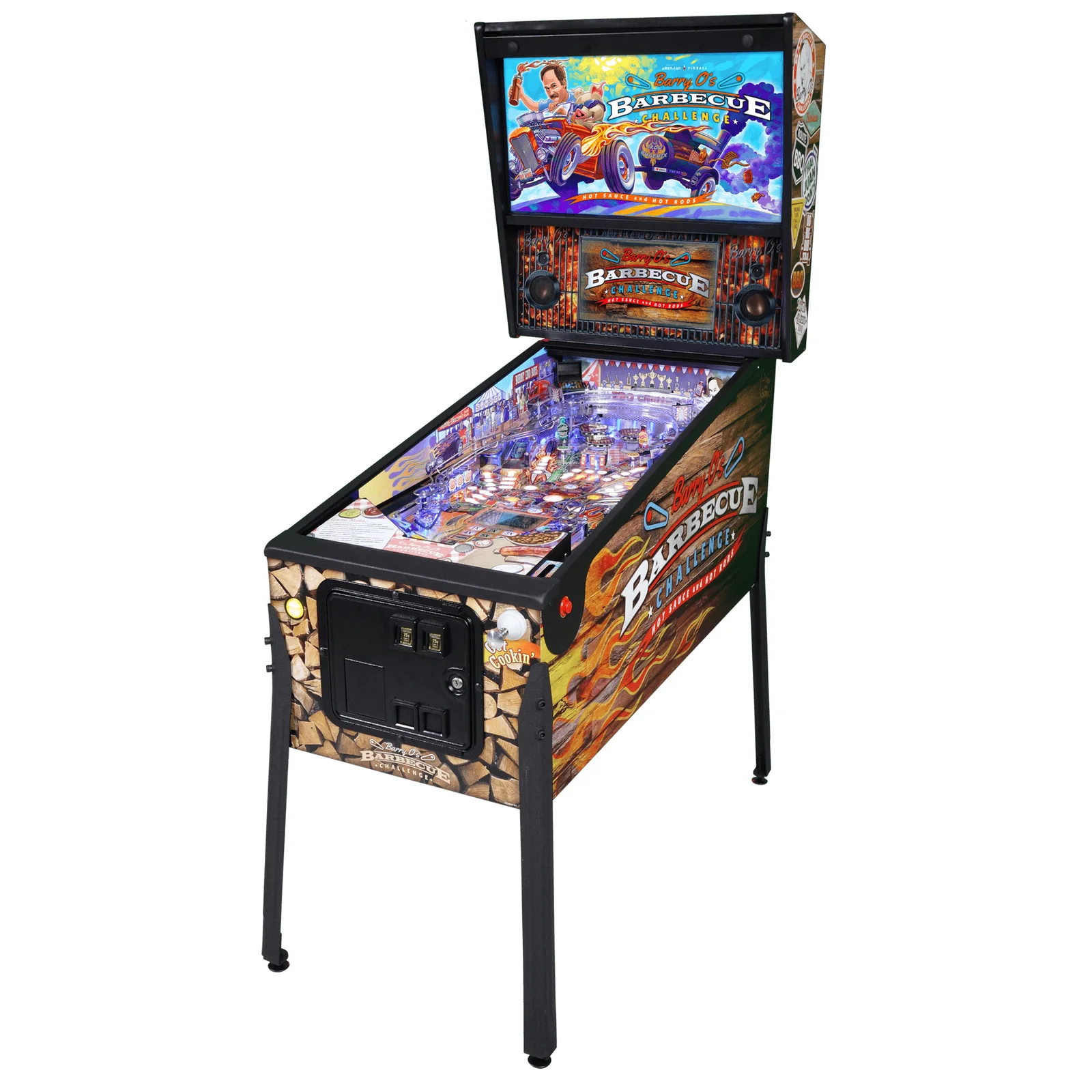 American Pinball Barry O’s BBQ Challenge Limited Edition Pinball Machine thumbnail 2