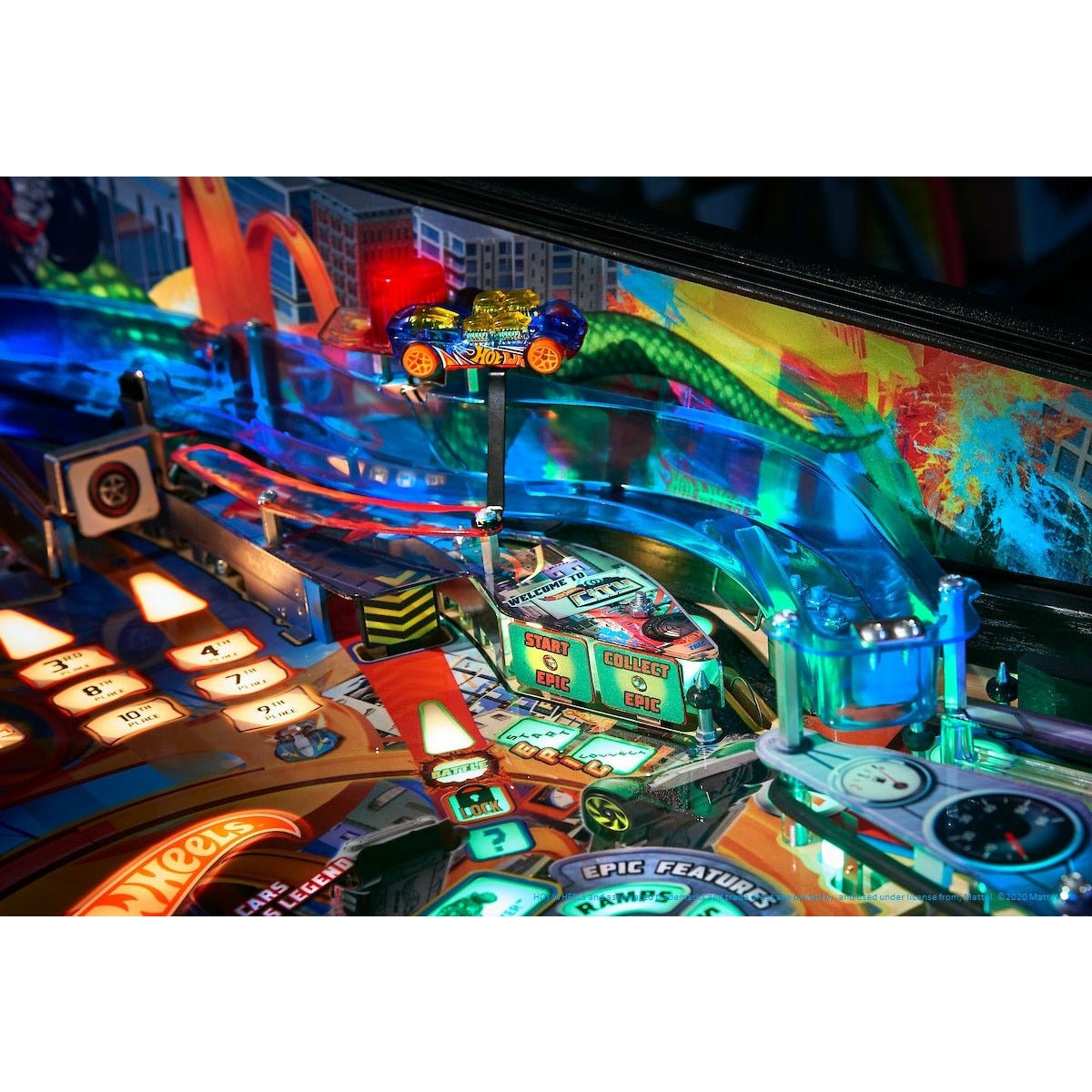 American Pinball Hot Wheels Classic Pinball Machine thumbnail 6