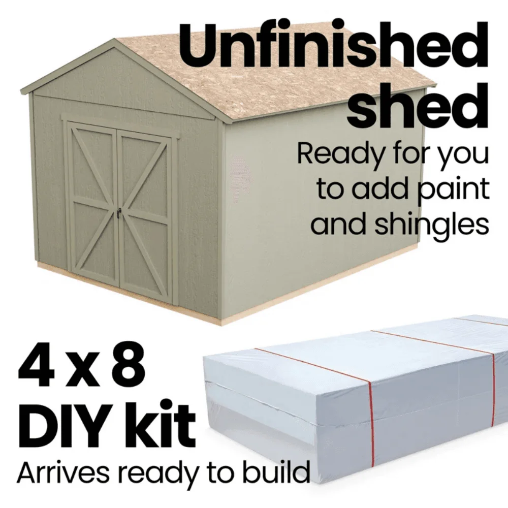 Astoria 12 ft. x 12 ft. Outdoor Wood Storage Shed thumbnail 6