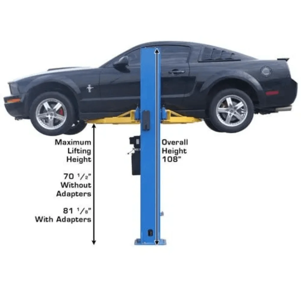 Atlas 8000 Lb Capacity Baseplate 2-Post Lift thumbnail 2