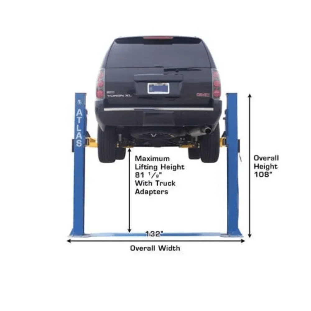 Atlas 8000 Lb Capacity Baseplate 2-Post Lift thumbnail 3