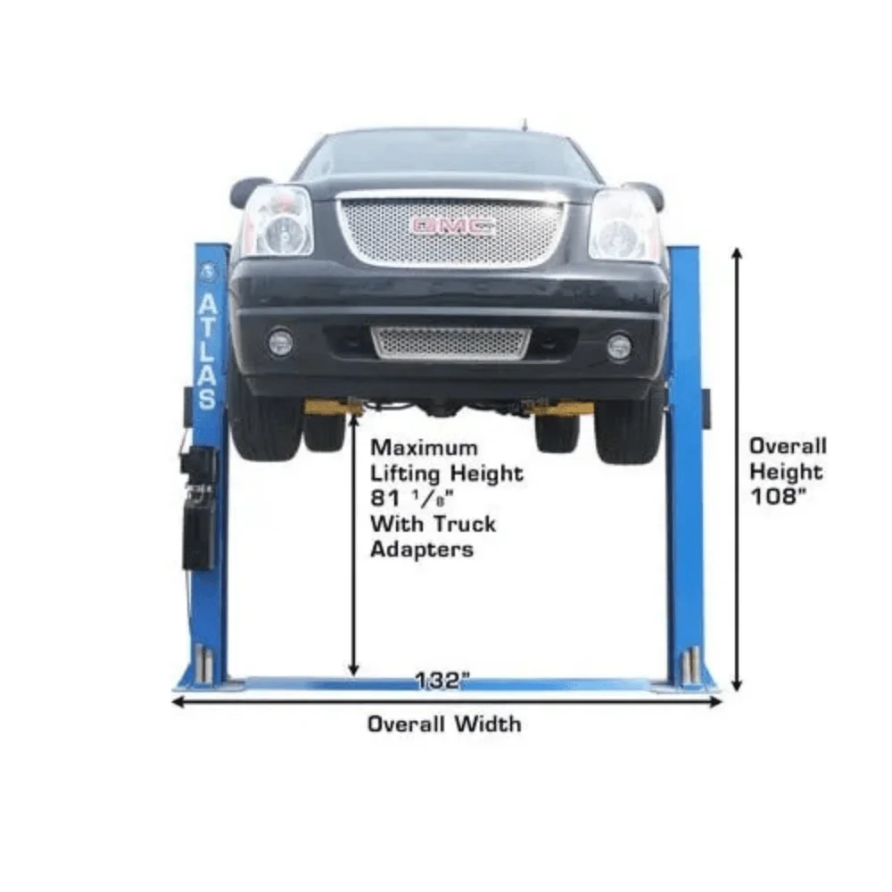 Atlas 8000 Lb Capacity Baseplate 2-Post Lift thumbnail 4