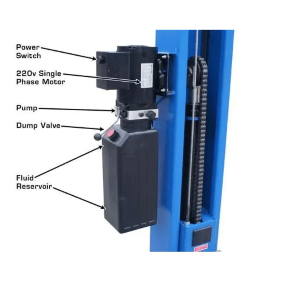 Atlas 8000 Lb Capacity Baseplate 2-Post Lift thumbnail 5