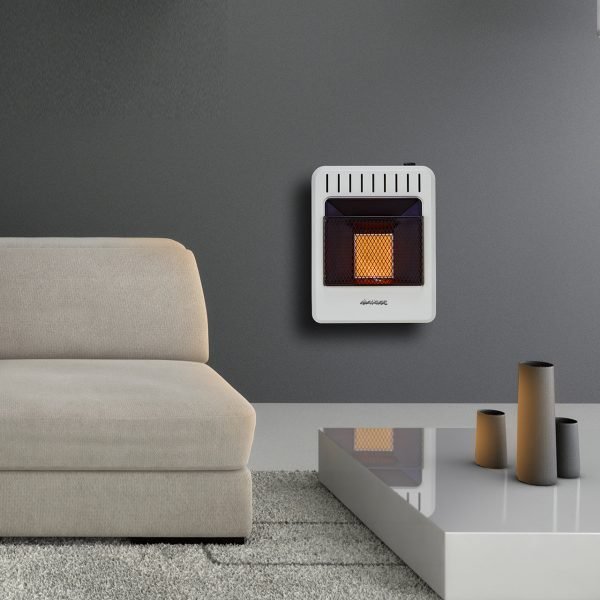 Avenger Reconditioned Dual Fuel Ventless Infrared Gas Space Heater – 10,000 BTU, T-Stat Control – Model# FDT1IRA-R thumbnail 4