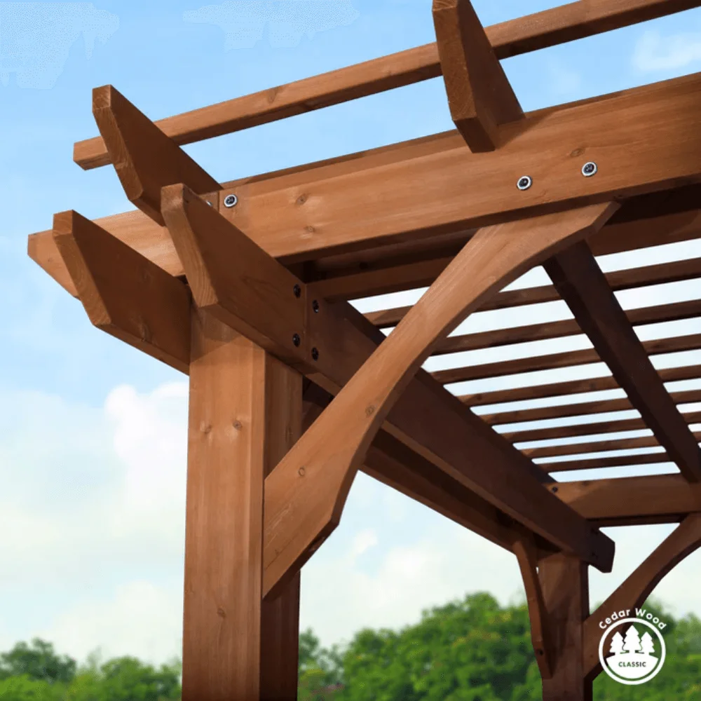 Backyard Discovery 12′ x 10′ Cedar Pergola thumbnail 5