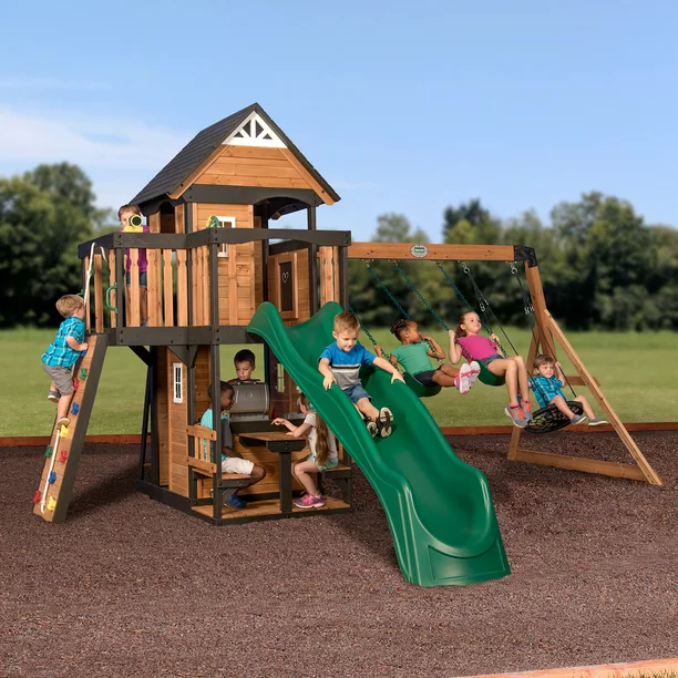 Backyard Discovery Canyon Creek Swing Set thumbnail 2