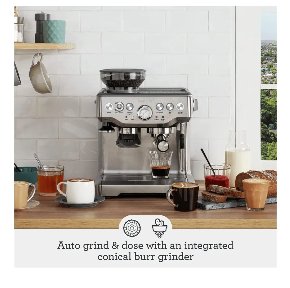 Breville Barista Express – Brushed Stainless Steel | From Beans to Espresso in Under a Minute thumbnail 2