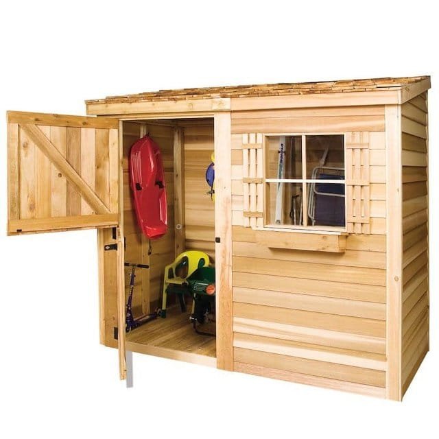 Cedarshed Bayside 8×4 Lean To Storage Shed thumbnail 3