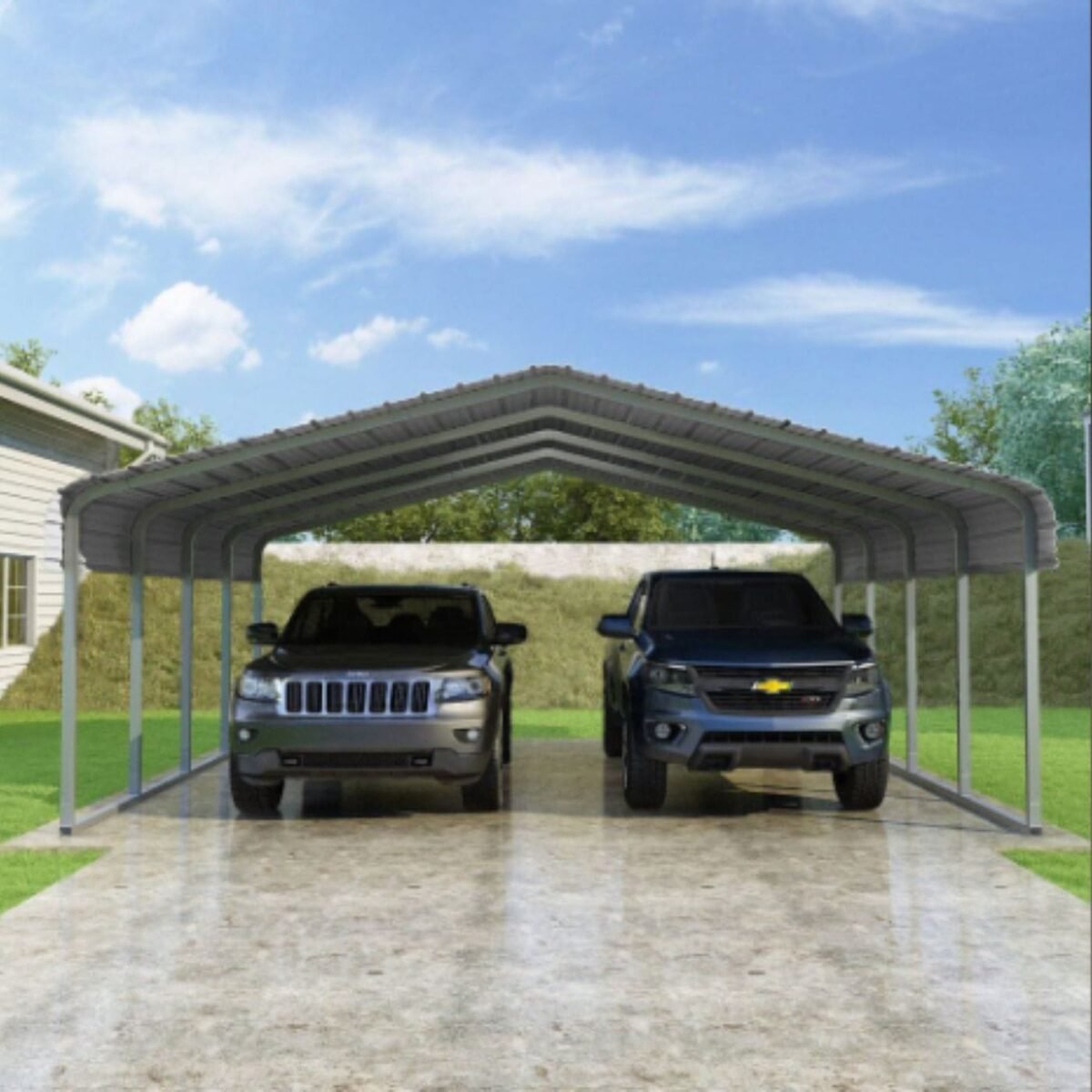 Classic Carport 20’W x 20’L x 7’H thumbnail 3