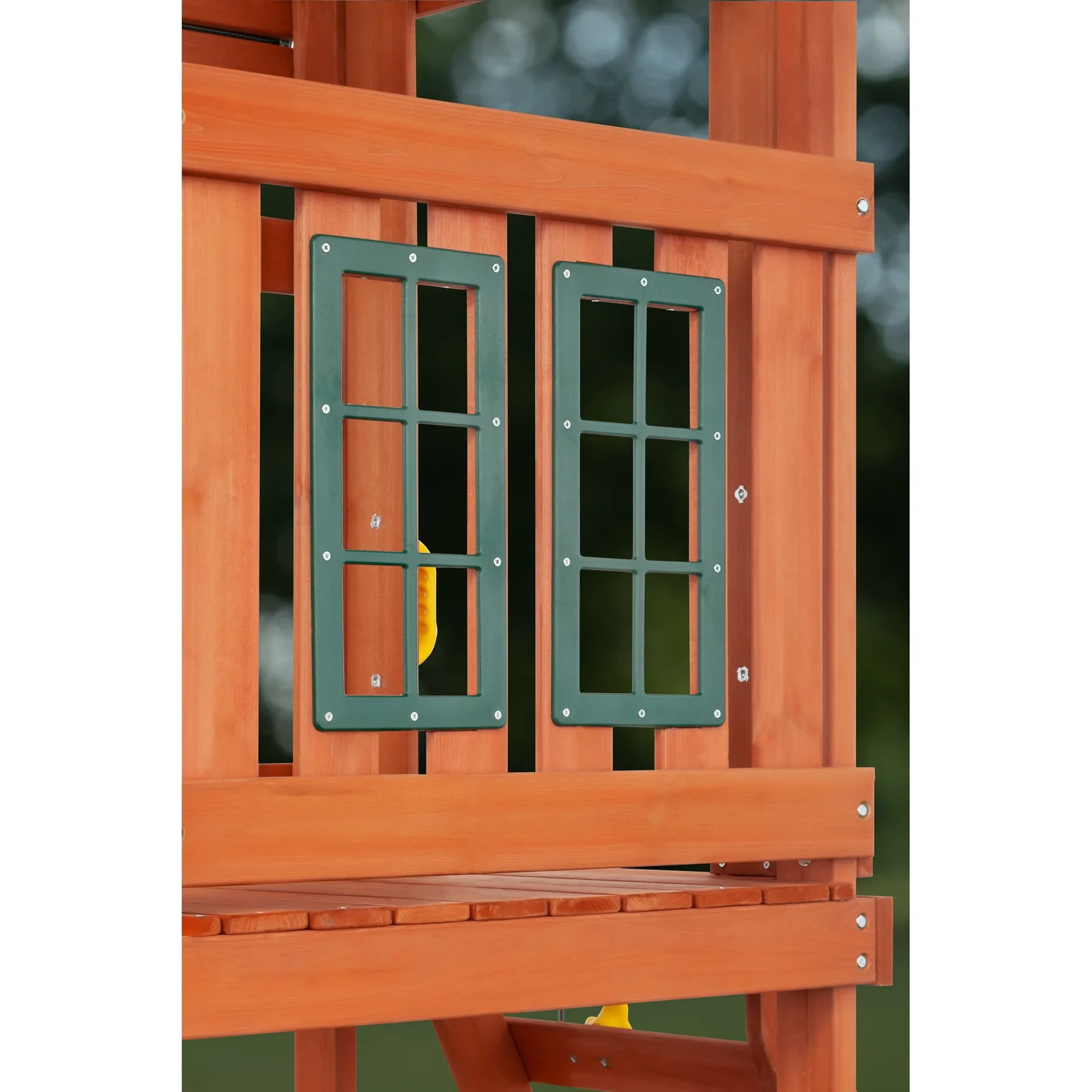 Creative Cedar Designs Cedar Cottage Wooden Swing Set thumbnail 3