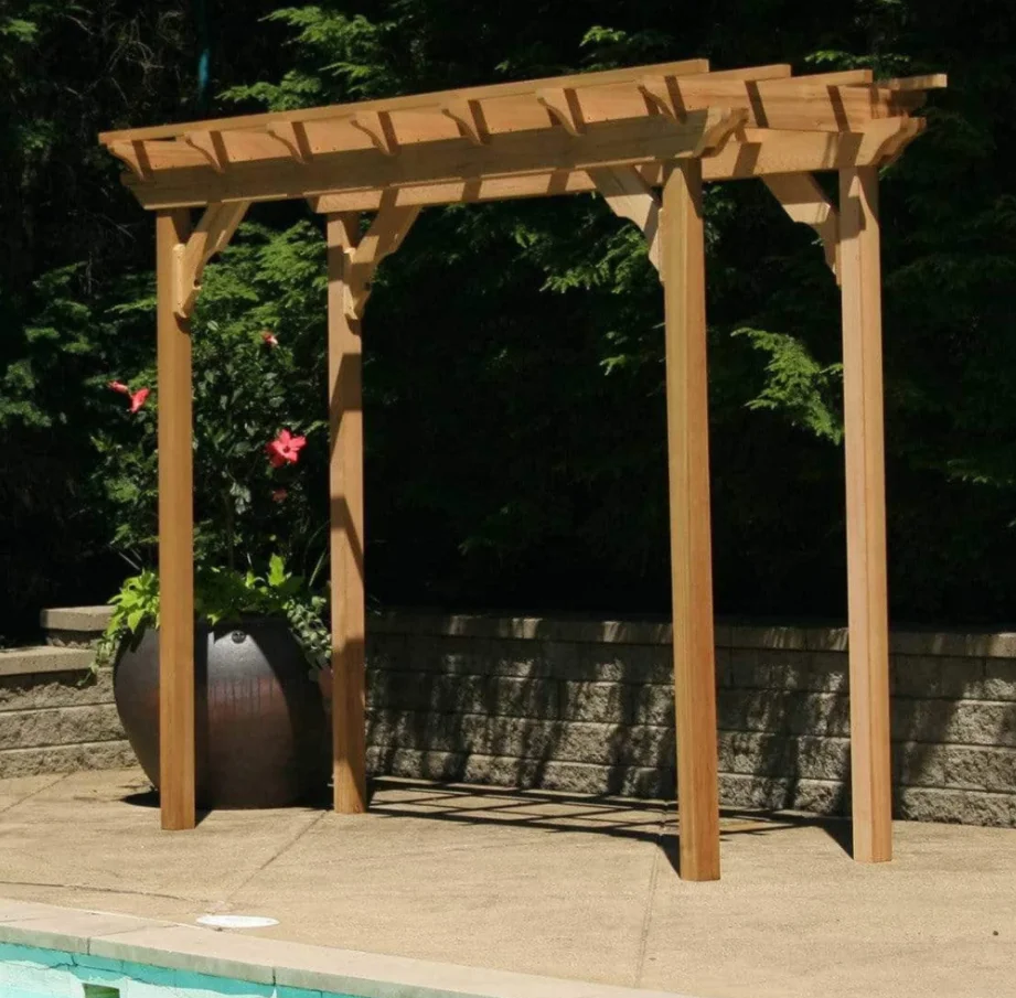 Creekvine Designs Red Cedar Monterrey Pergola thumbnail 2