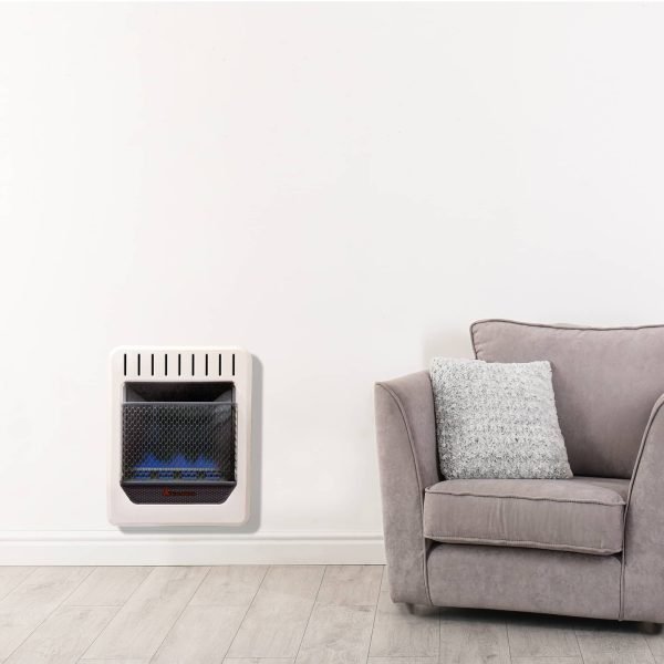 Factory Reconditioned Blue Flame Gas Heater – 10,000 BTU, Dual Fuel – Model# BF10M-B-R thumbnail 3