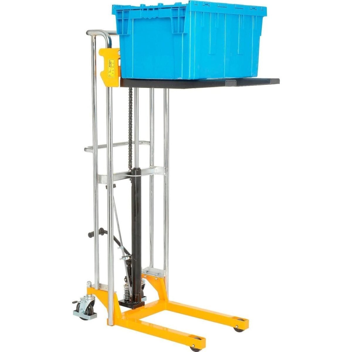 Global Industrial 988935 Manual Lift Stacker thumbnail 4