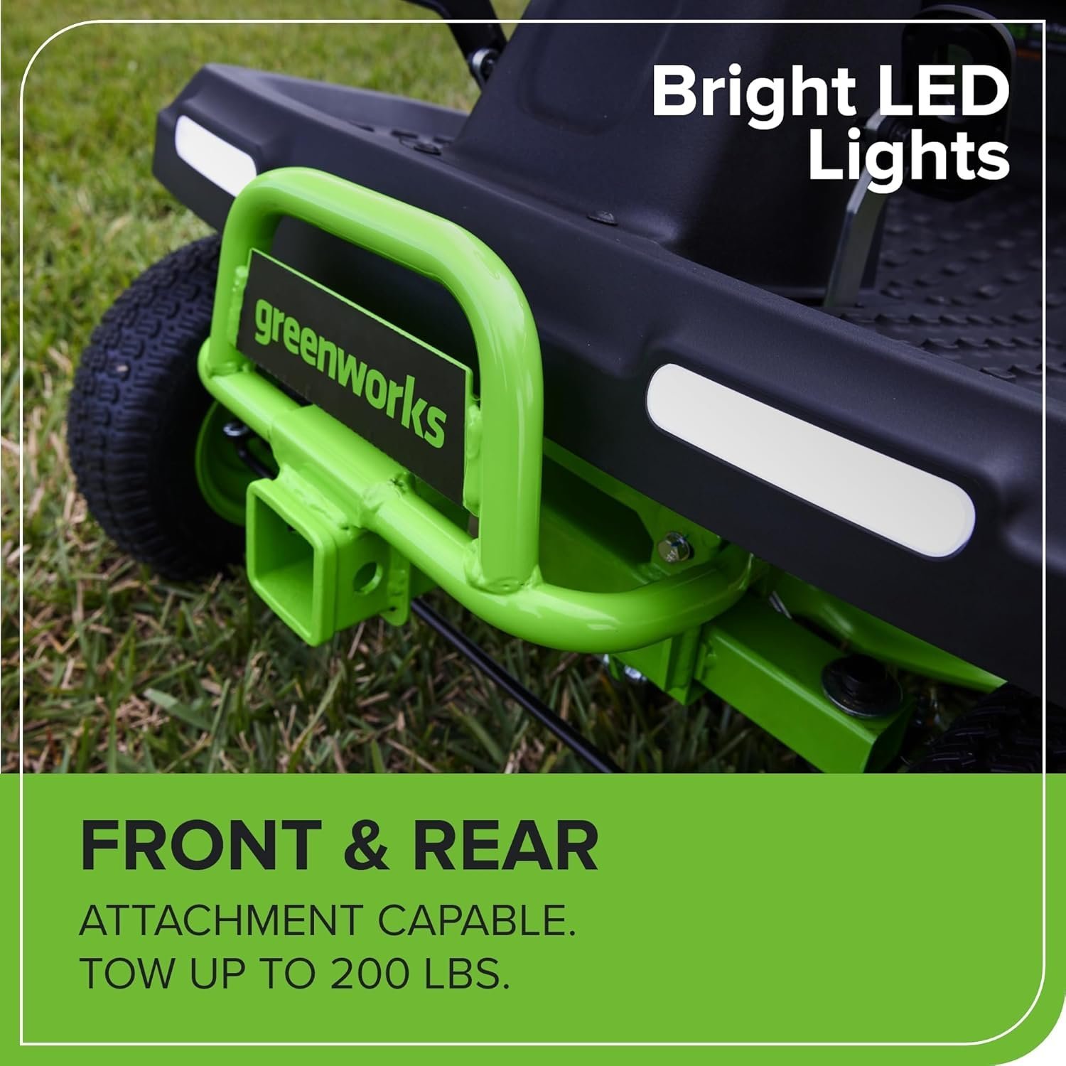 Greenworks 60V 30” CrossoverT Riding Lawn Tractor with 8.0 Ah thumbnail 2