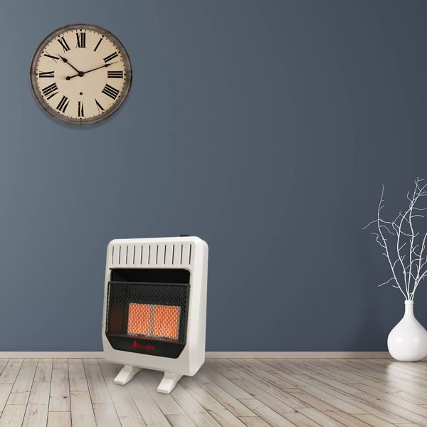 HearthSense Reconditioned Dual Fuel Ventless Infrared Plaque Heater with Base and Blower – 20,000 BTU, T-Stat Control – Model# IR16T-BB-R thumbnail 3