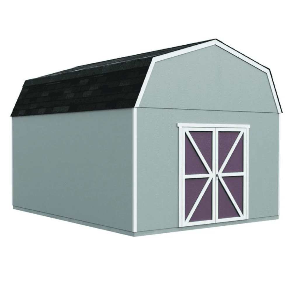 Hudson 12 ft. W x 16 ft. D Wood Storage Shed