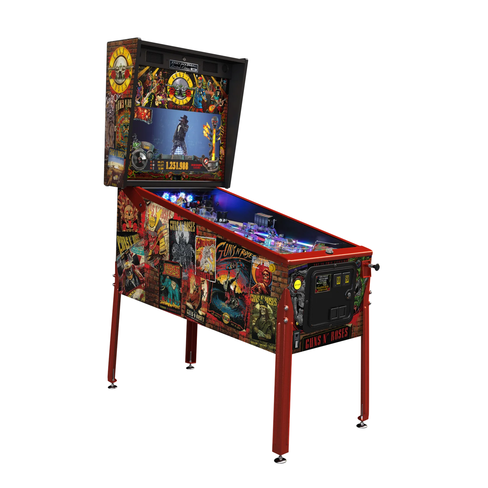JJP Guns N’ Roses Limited Edition Pinball Machine