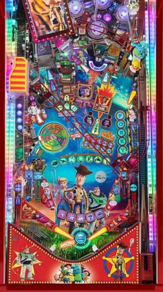 JJP Toy Story 4 Collector’s Edition Pinball Machine thumbnail 3