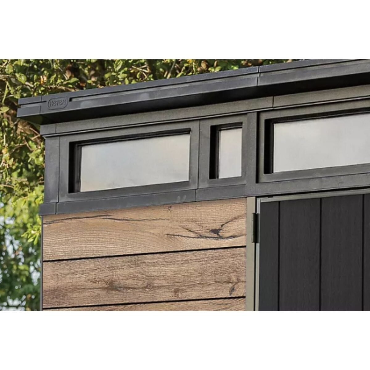 Keter Signature Pine/Graphite DecoCoat Shed 9×7 thumbnail 3