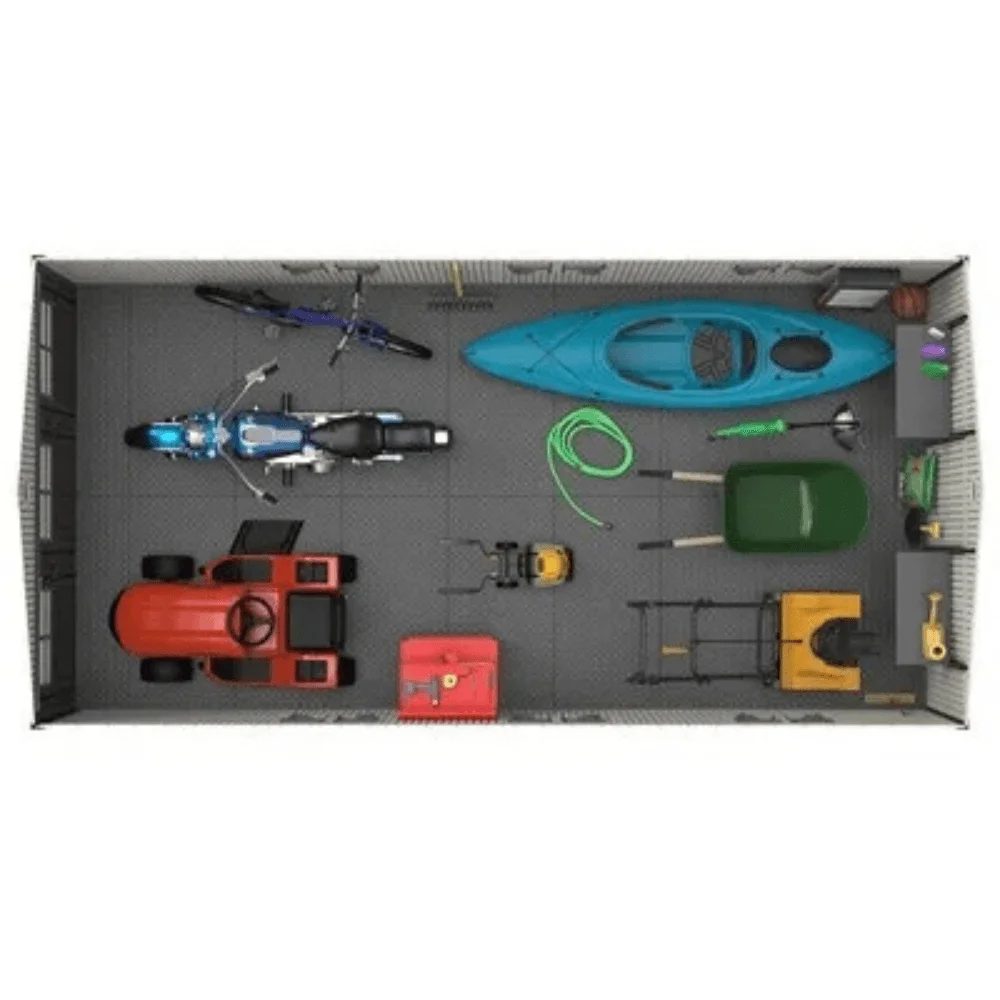 Lifetime 11×21 Storage Garage Kit W/ 9 Ft Wide Doors (60237) thumbnail 5