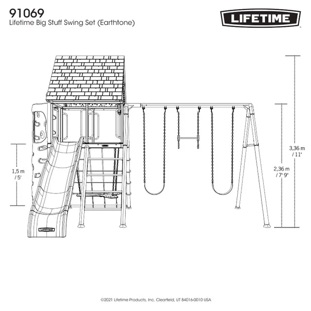 Lifetime Big Stuff Swing Set thumbnail 3