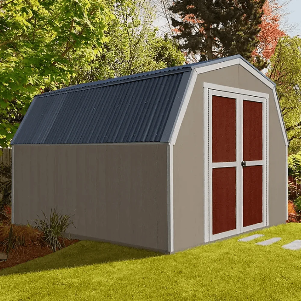 Ontario 8′ x 12′ Outdoor Wood Shed thumbnail 2