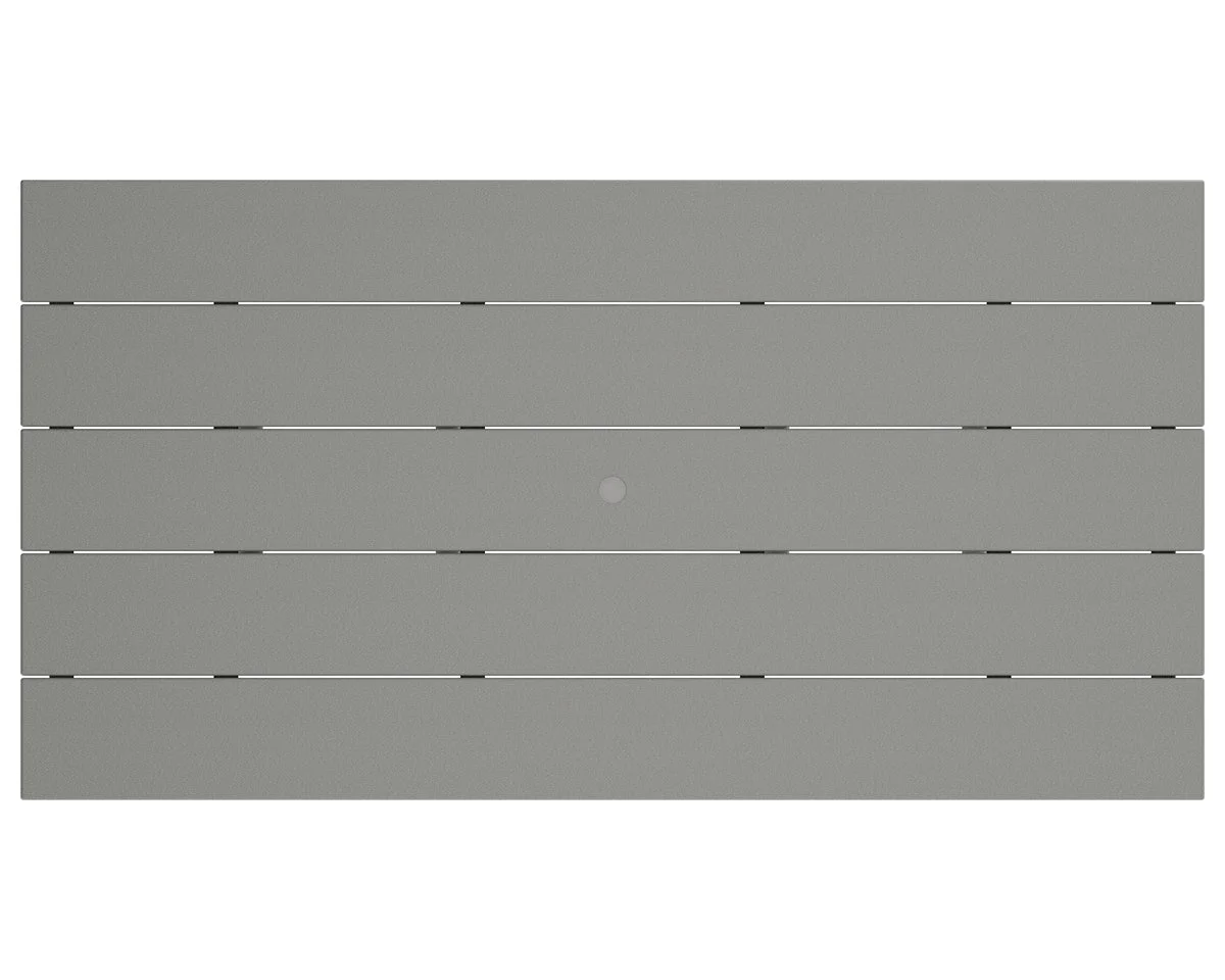 Polywood Lakeside 7-Piece Farmhouse Dining Set – Slate Grey thumbnail 2