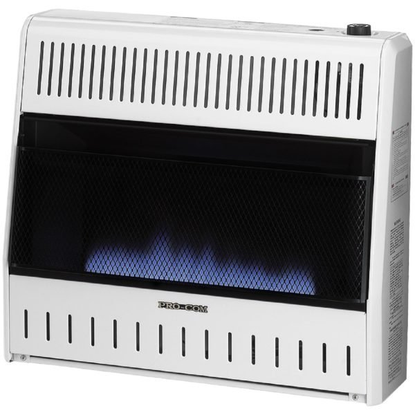 ProCom Reconditioned Dual Fuel Ventless Blue Flame Heater – 30,000 BTU, T-Stat Control – Model# MD300TBA-R thumbnail 2