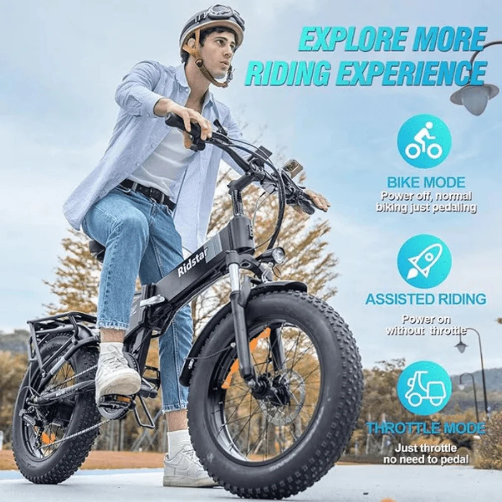 Ridstar H20Pro Folding Electric Bike thumbnail 2