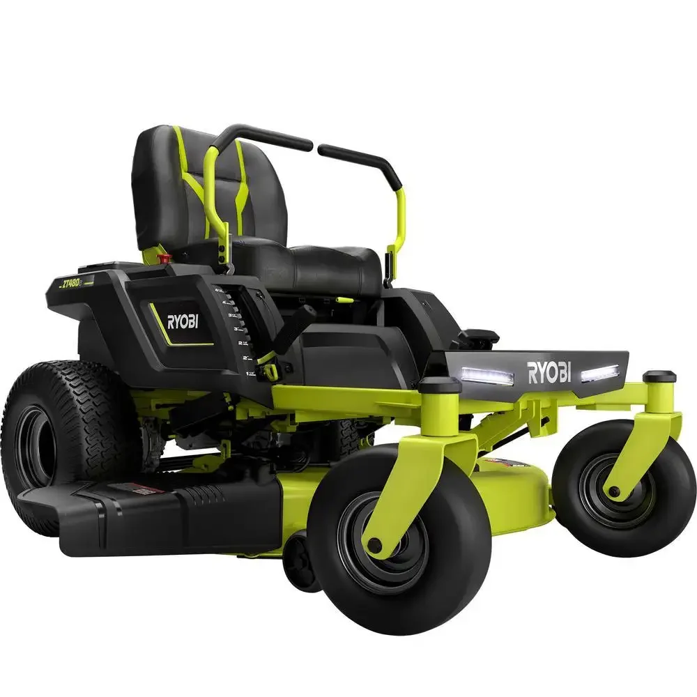 RYOBI 48V 42-inch 75 Ah Battery Electric Riding Zero Turn Mower thumbnail 2