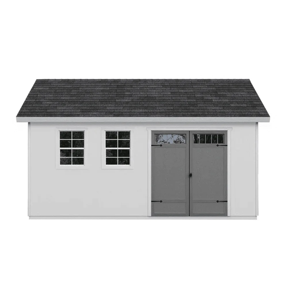 Scarsdale 12 ft. W x 16 ft. D Wood Storage Shed thumbnail 5