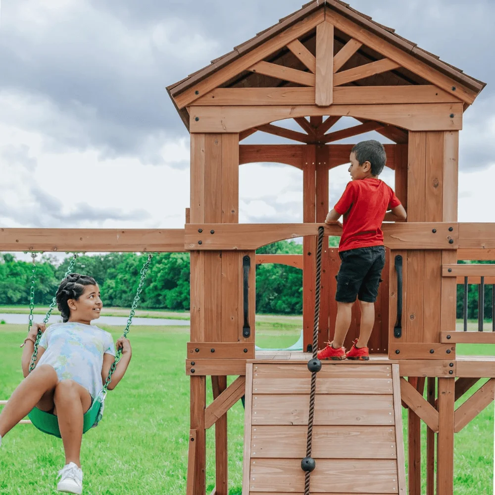 Sterling Point Swing Set – A Backyard Playground for Endless Adventure thumbnail 2