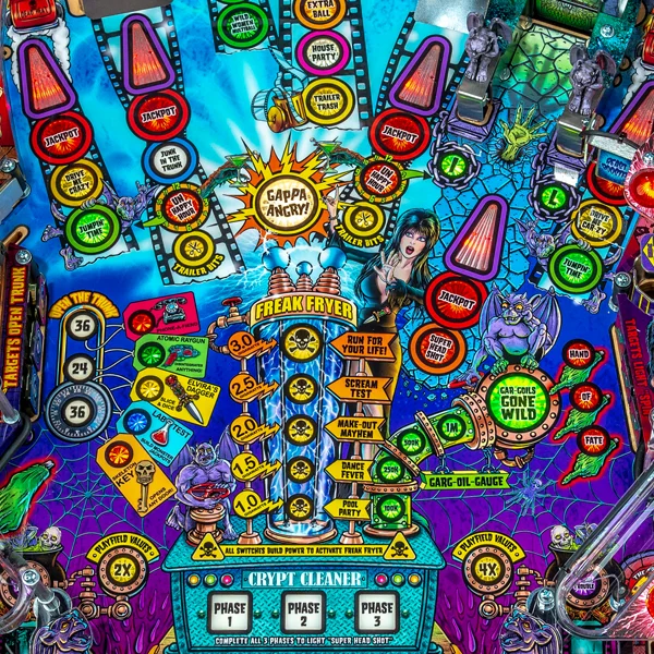 Stern Pinball Elvira’s House of Horrors Premium Pinball Machine thumbnail 3