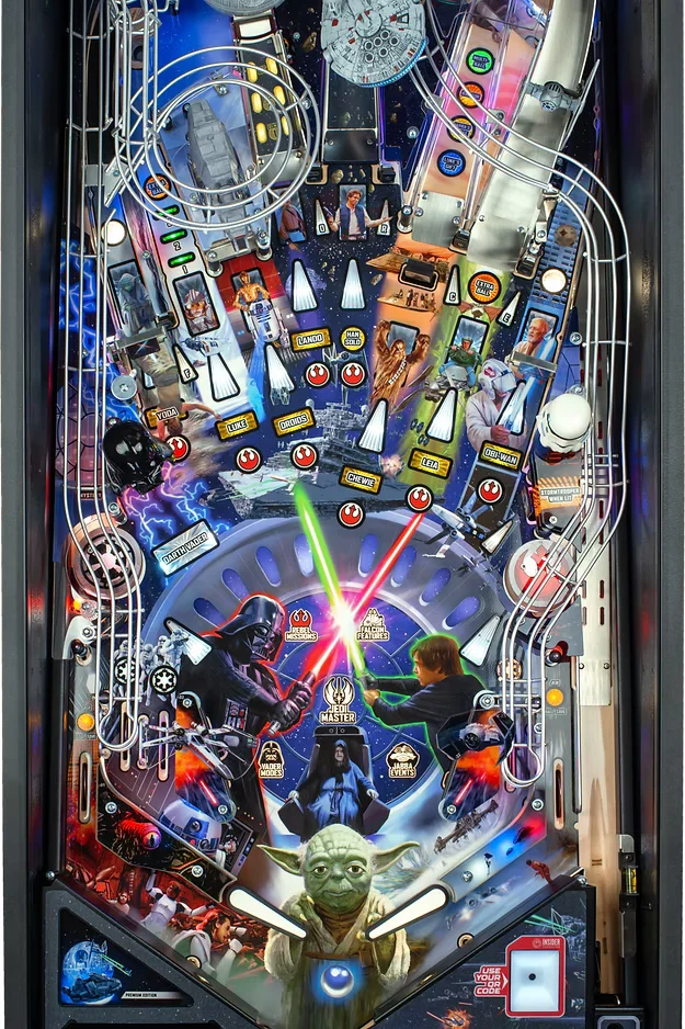 Stern Pinball Star Wars: Fall of the Empire Premium Pinball Machine thumbnail 7