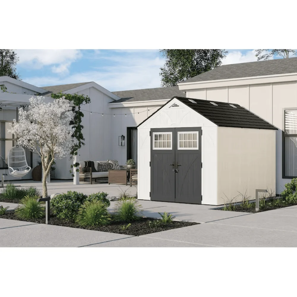 Suncast 8-ft x 10-ft Tremont Resin Storage Shed (Floor Included) thumbnail 2