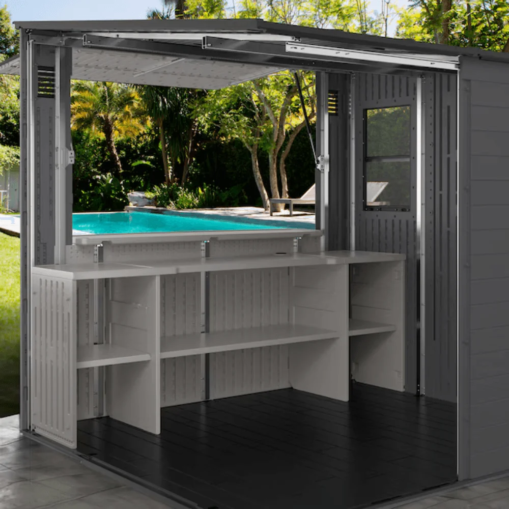 Suncast 8-ft x 7-ft Resin Shed (Floor Included) thumbnail 3