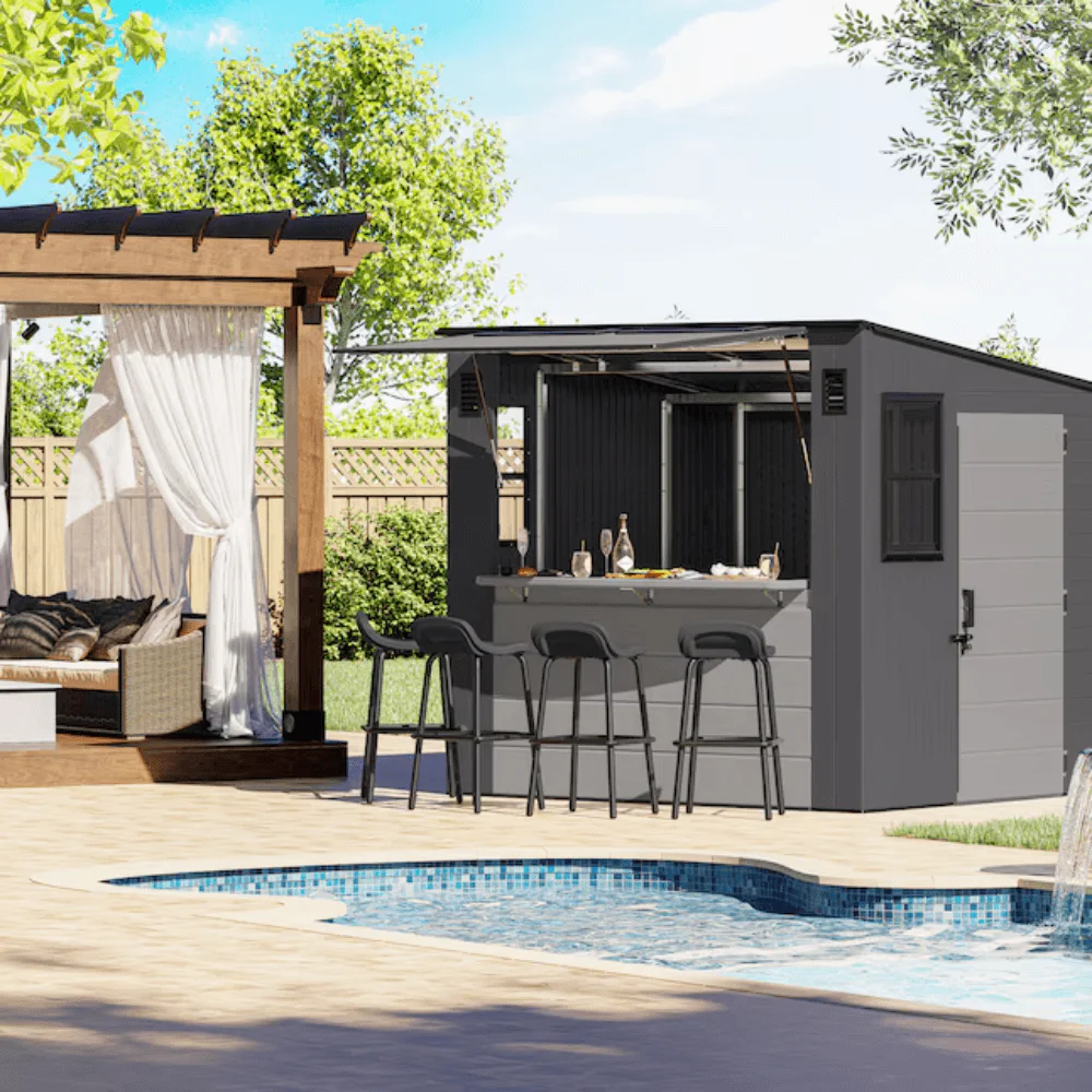 Suncast 8-ft x 7-ft Resin Shed (Floor Included) thumbnail 6