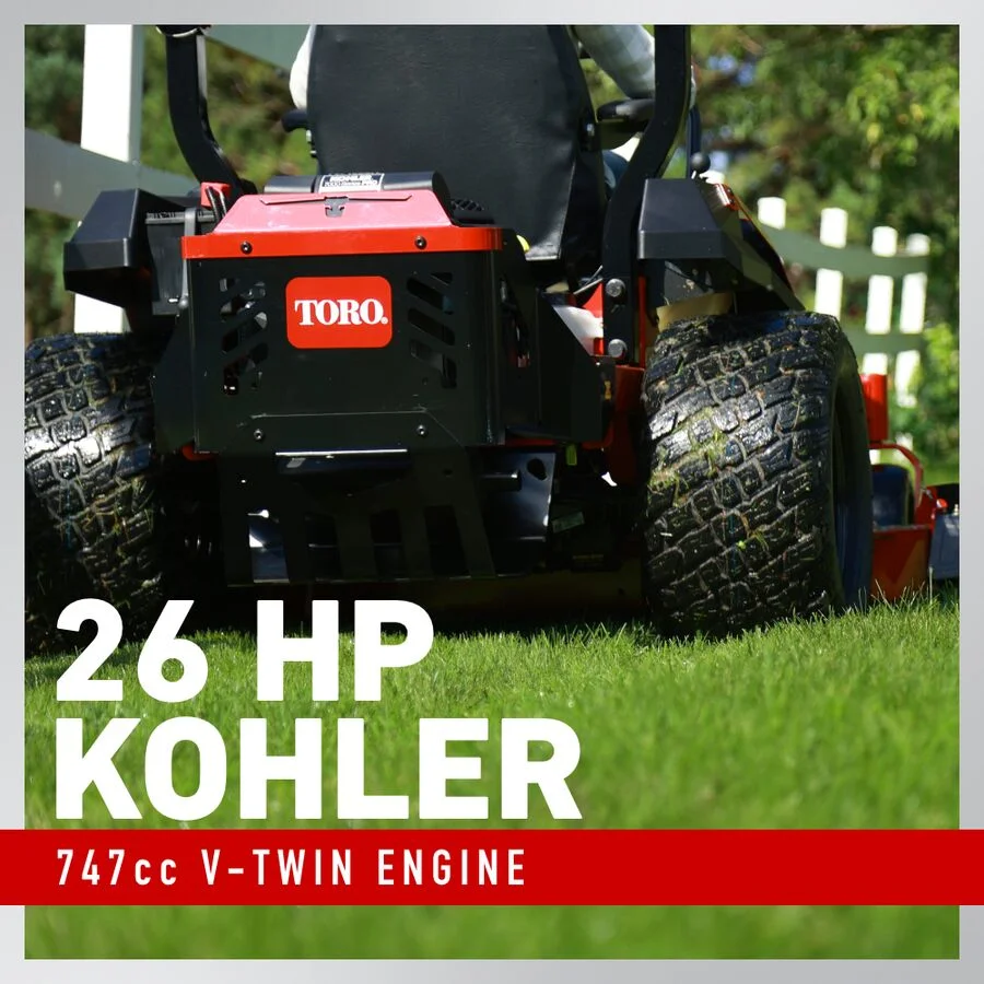 Toro Titan Max 60″ IronForged Deck 26HP V-Twin Gas Dual Hydrostatic Zero Turn Riding Mower thumbnail 3