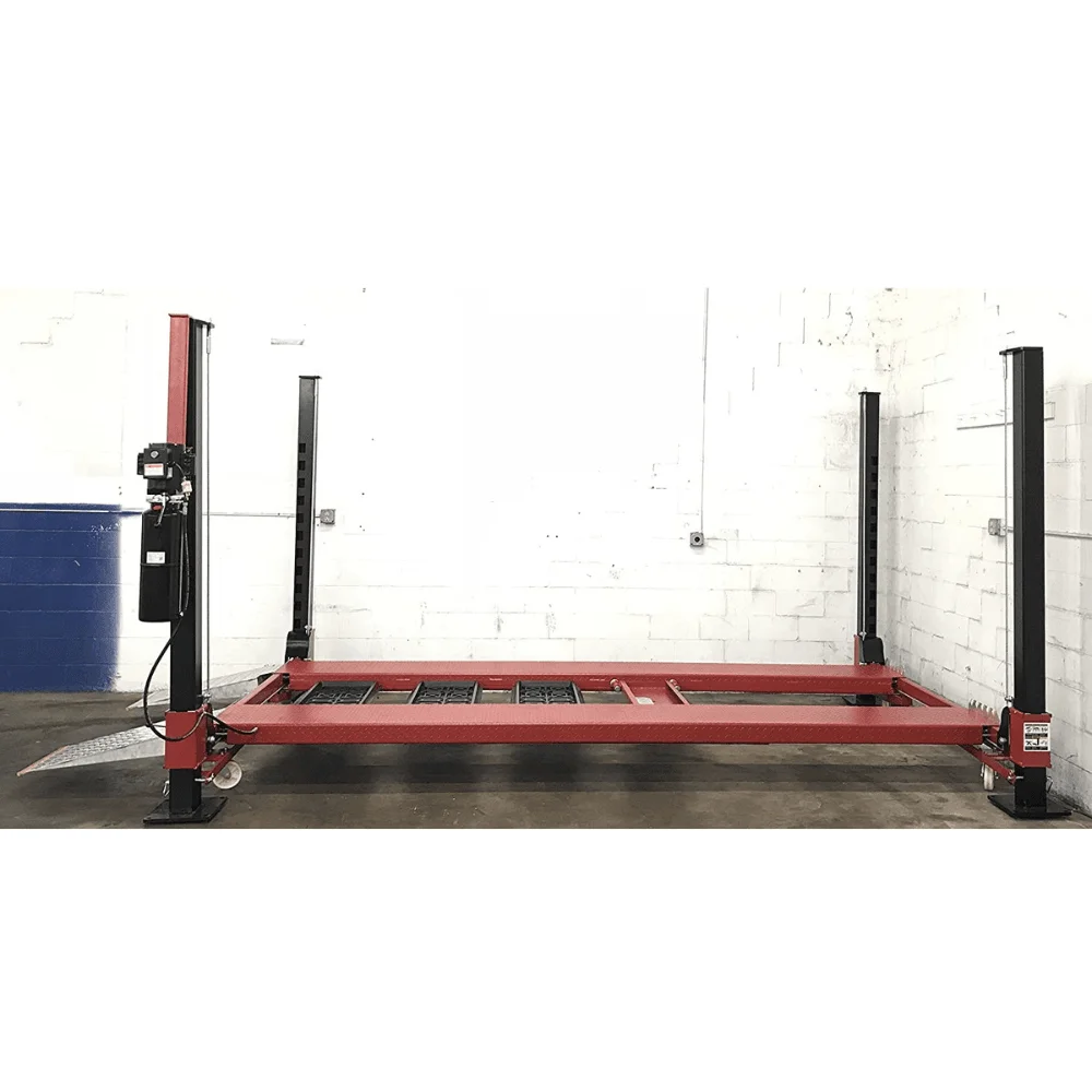 Triumph NOS9000XLT – Extra Long & Extra Tall 9,000 lbs Capacity Portable Four Post Storage Car Lift – 110V thumbnail 2