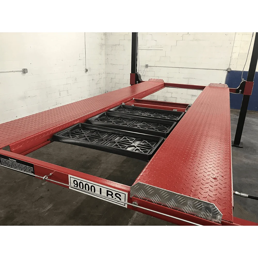 Triumph NOS9000XLT – Extra Long & Extra Tall 9,000 lbs Capacity Portable Four Post Storage Car Lift – 110V thumbnail 3