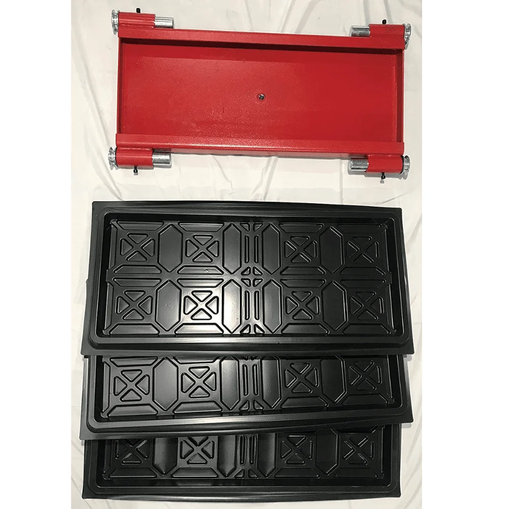 Triumph NOS9000XLT – Extra Long & Extra Tall 9,000 lbs Capacity Portable Four Post Storage Car Lift – 110V thumbnail 5
