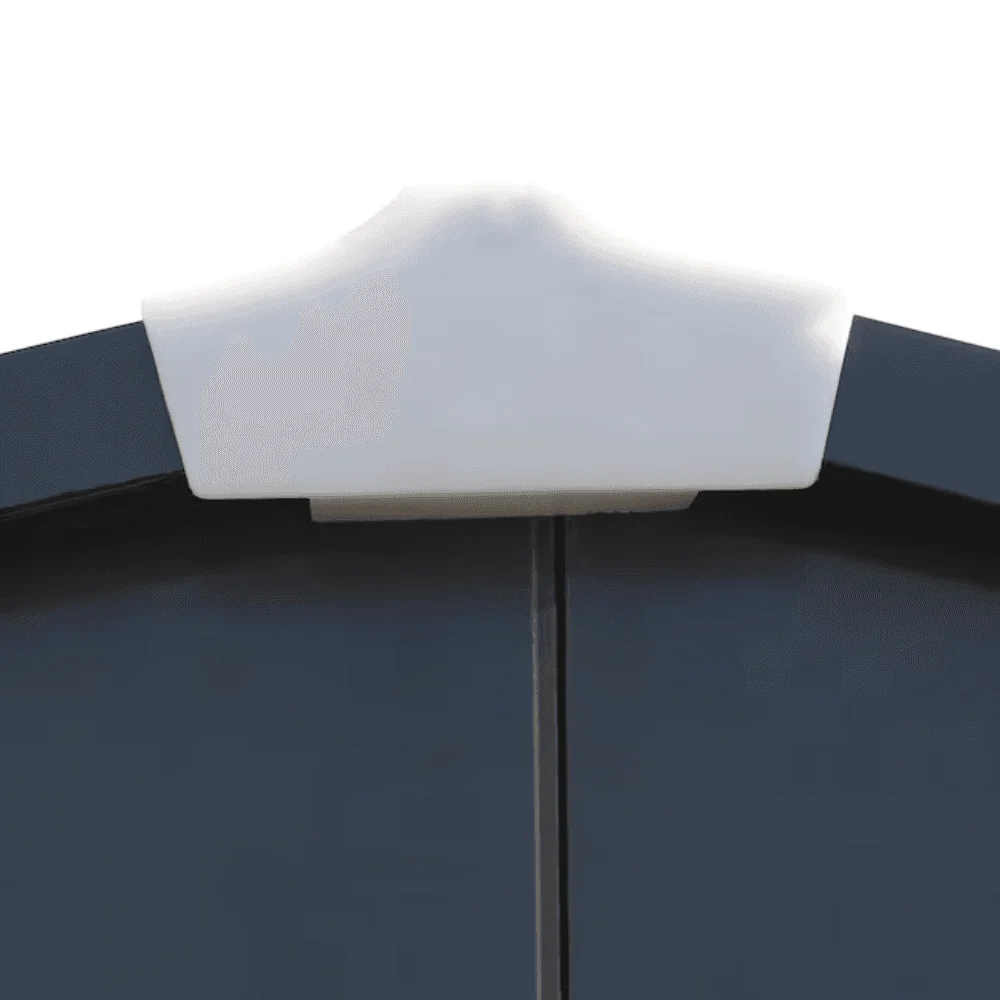VEIKOUS 10 ft. W x 12 ft. D Outdoor Metal Storage Shed in Gray (120 sq. ft.) thumbnail 6