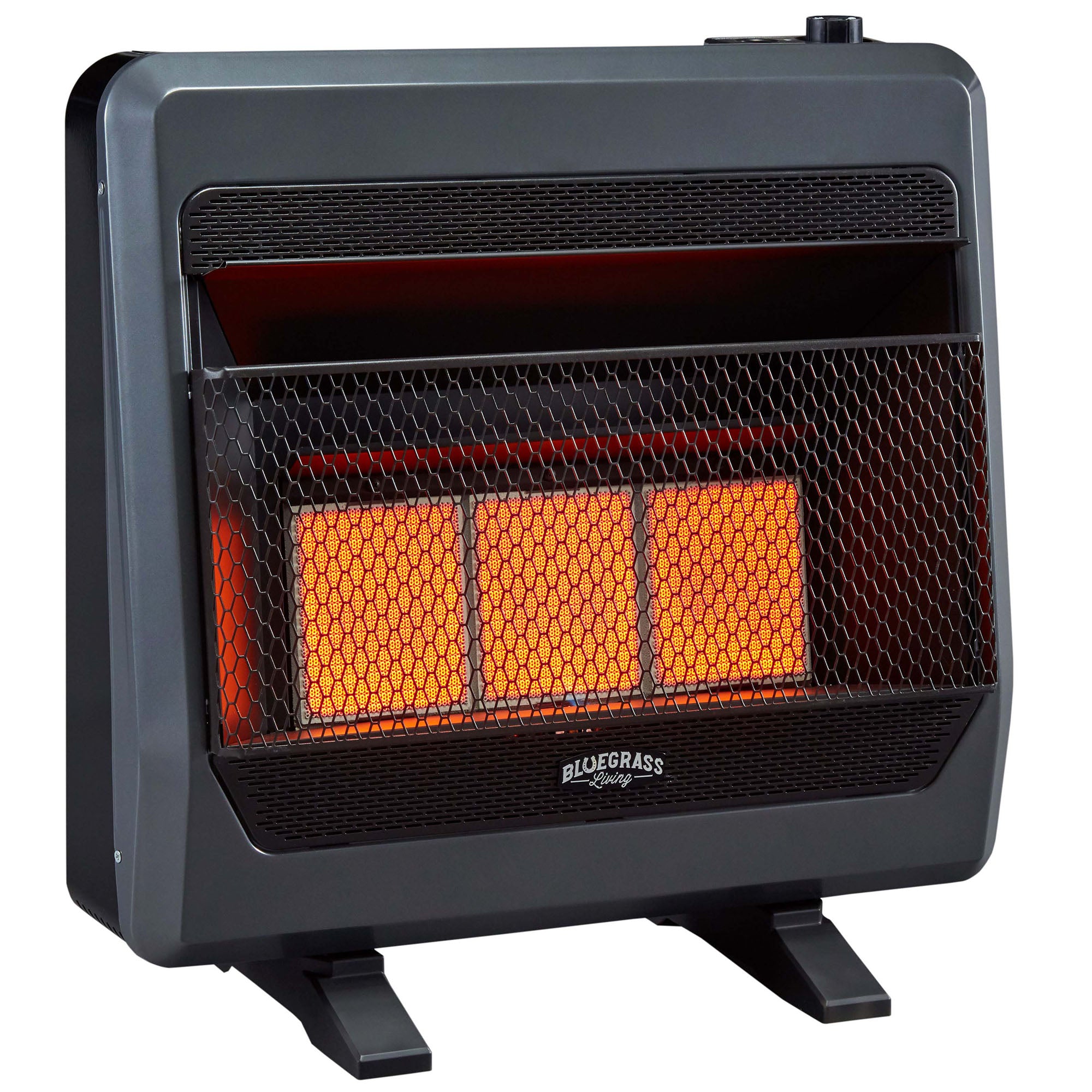 Avenger Reconditioned Dual Fuel Ventless Infrared Gas Space Heater – 30,000 BTU, T-Stat Control – Model# FDT3IRA-R