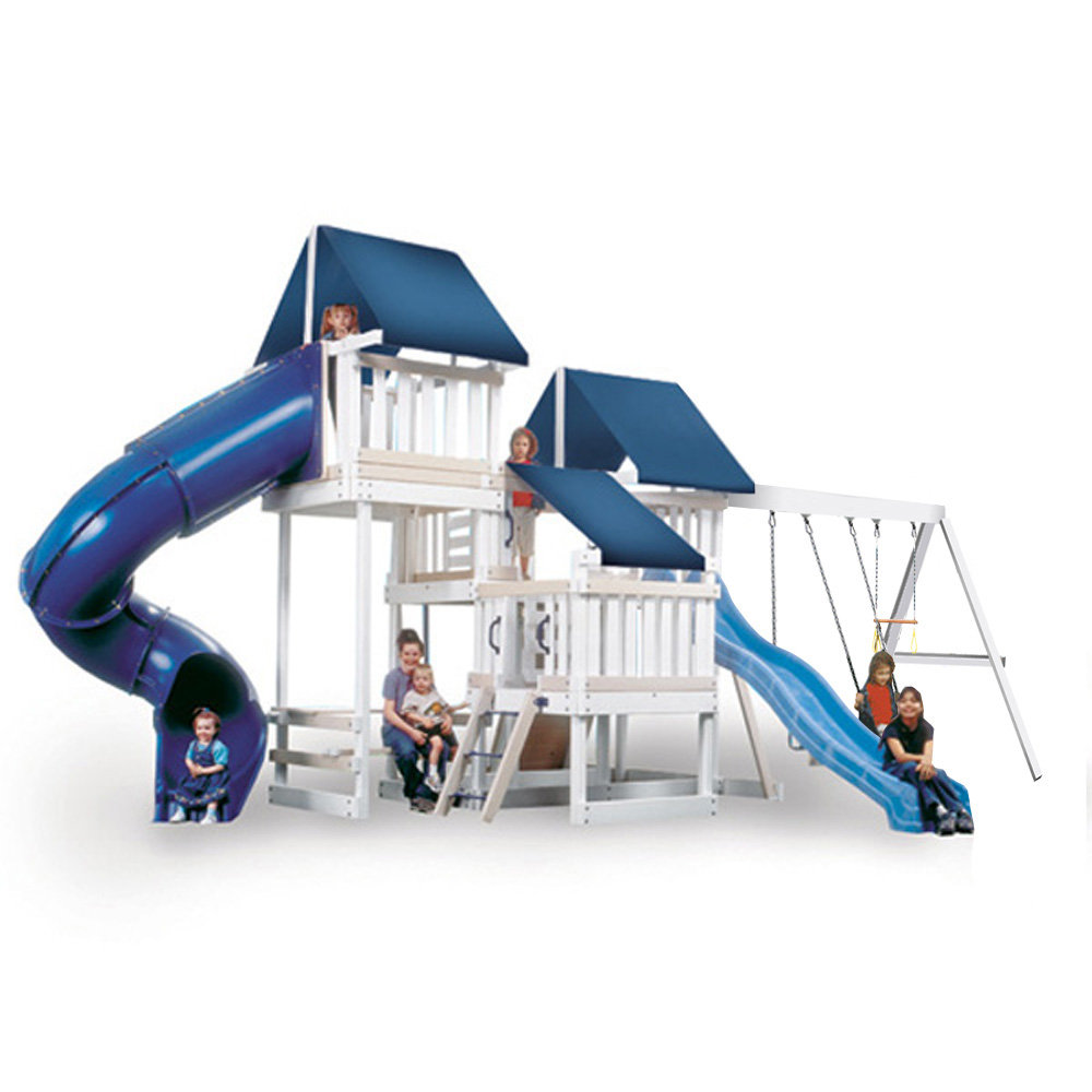 Congo Monkey Playsystem Adventurer Wooden Swing Set