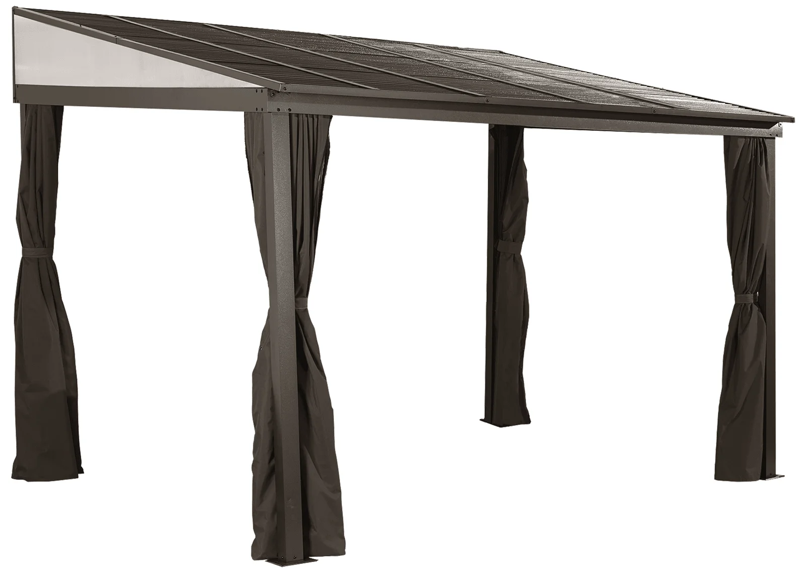 Sojag 10 x 12 ft. Portland No.53 Wall Gazebo Steel Roof