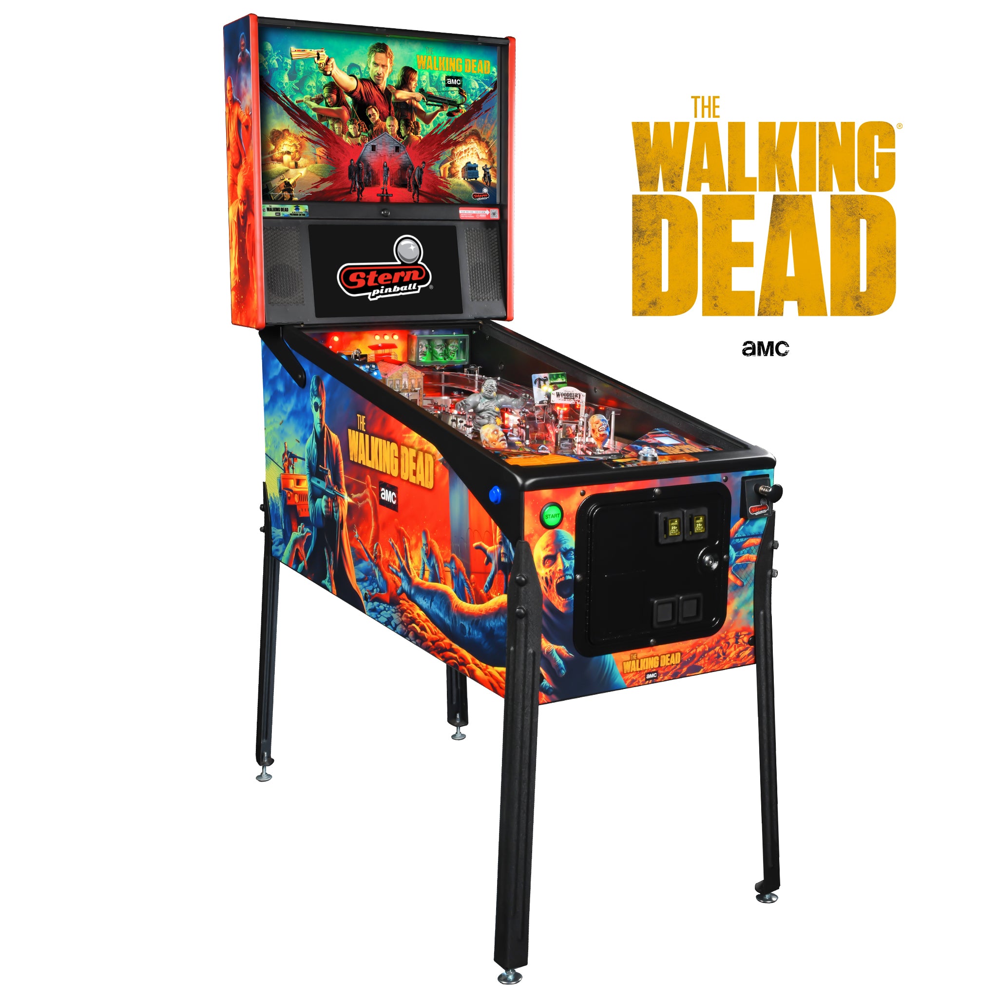 Stern Pinball The Walking Dead Remastered Premium Pinball Machine