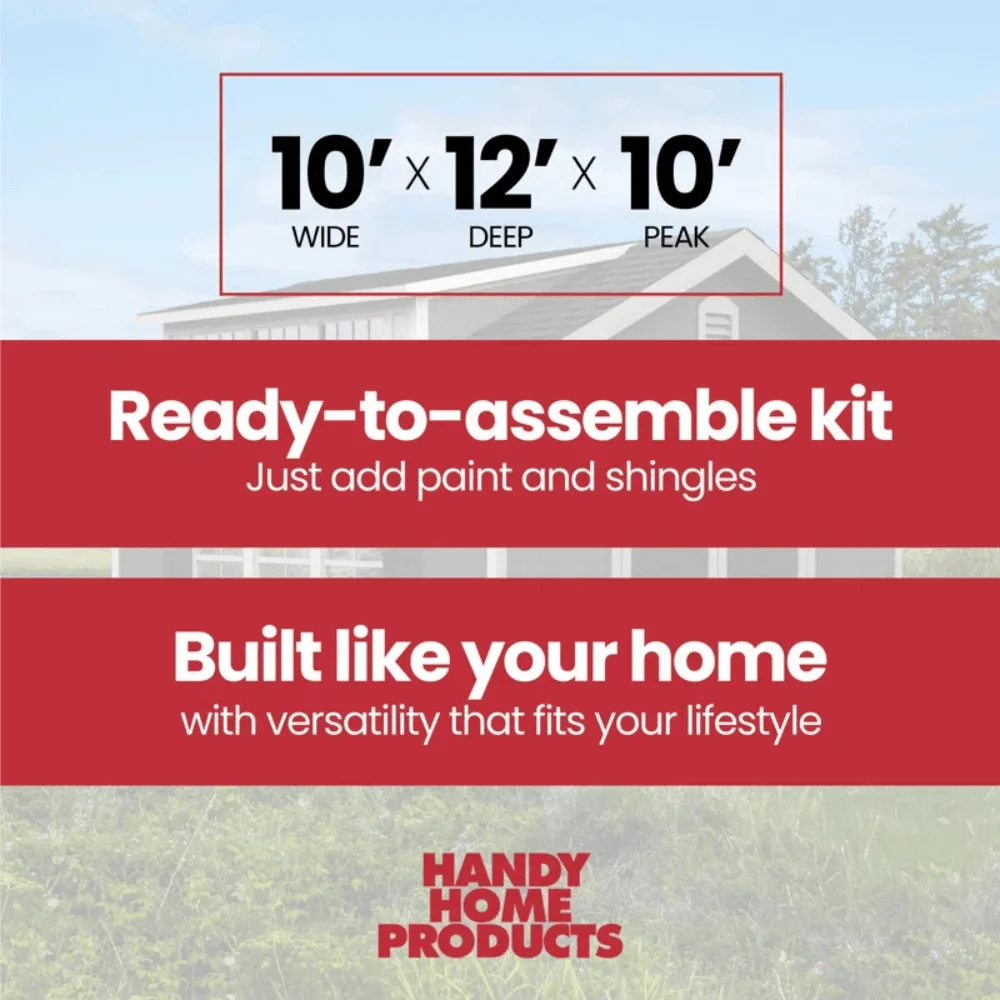 Windemere 10 ft. W x 12 ft. D Storage Shed thumbnail 4