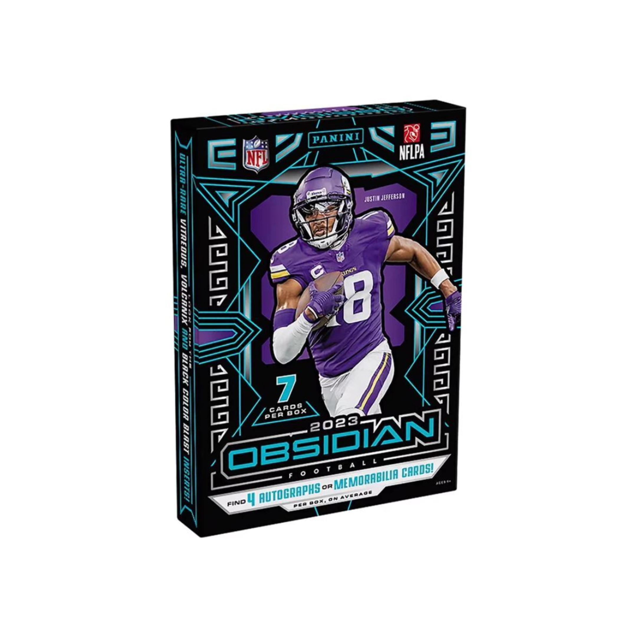 2024toppschromeufc_22 2023 Panini Obsidian Football Hobby 12 Box Case - Image 1